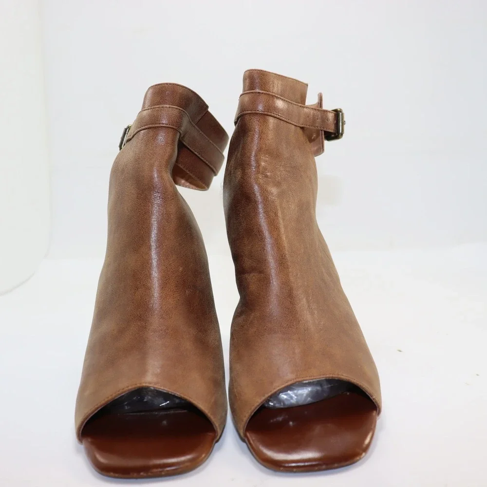 Jeffrey Campbell Ibiza Last Heels 8.5 Brown Womens Boho Sandal